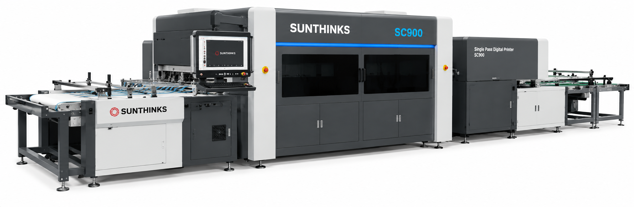 SUNTHINKS SC900 single-pass digital printing line